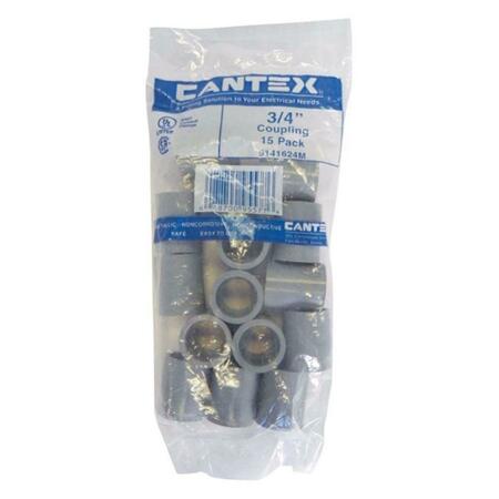 CANTEX R6141624M PVC Conduit Coupling 0.75 in. 3504123